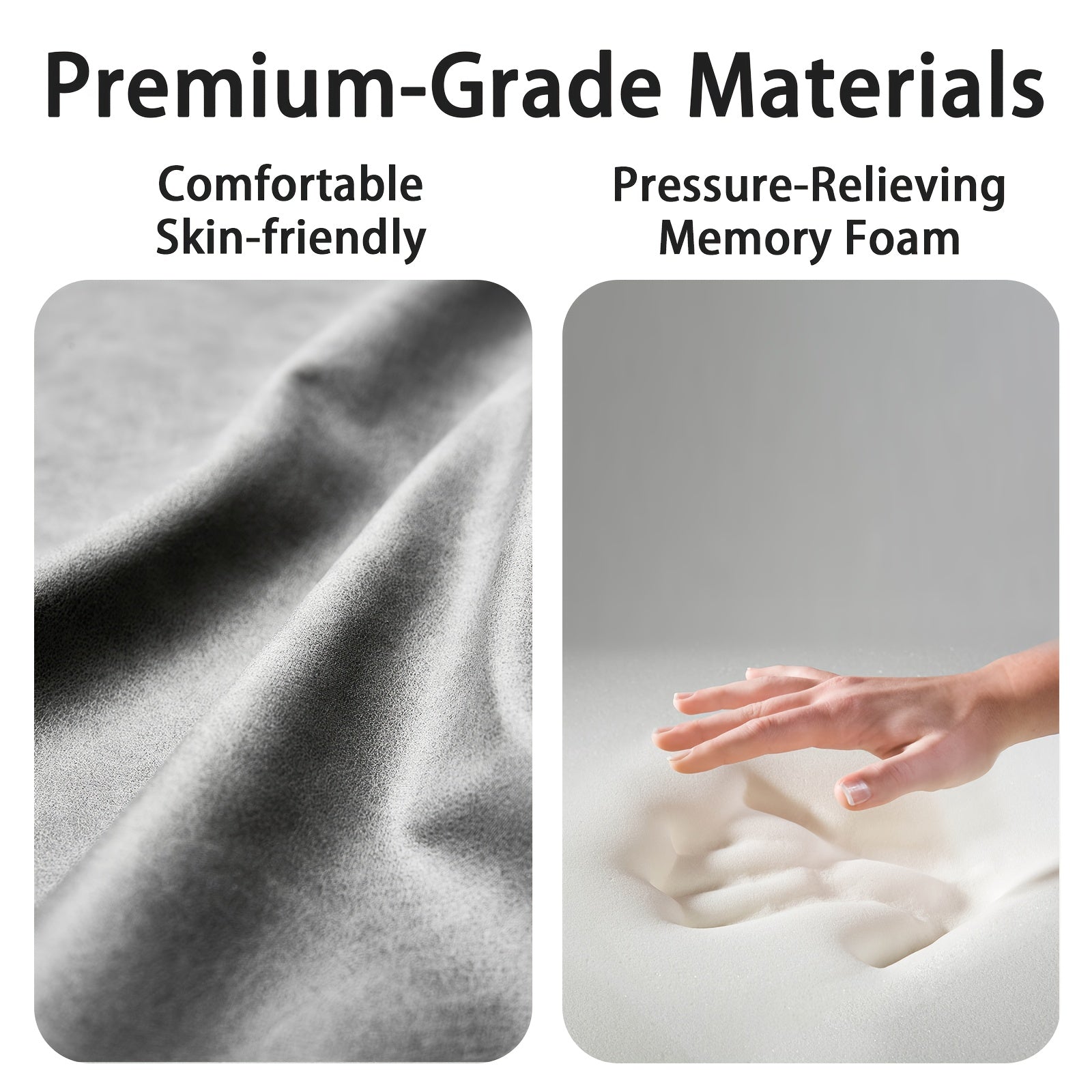 Эргономическая подушка для автомобильной подголовника из памяти с регулируемой высотой для всех водителей