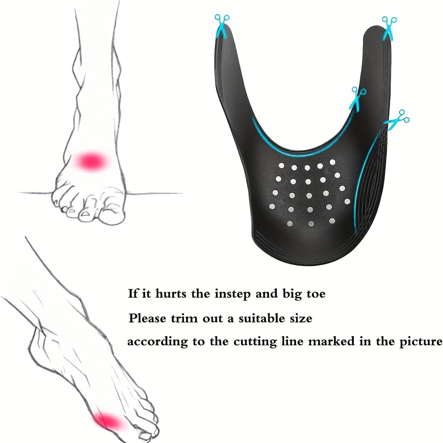 Men Women Shoe Crease Protectors for Sneakers and Casual Shoes 6 Pairs