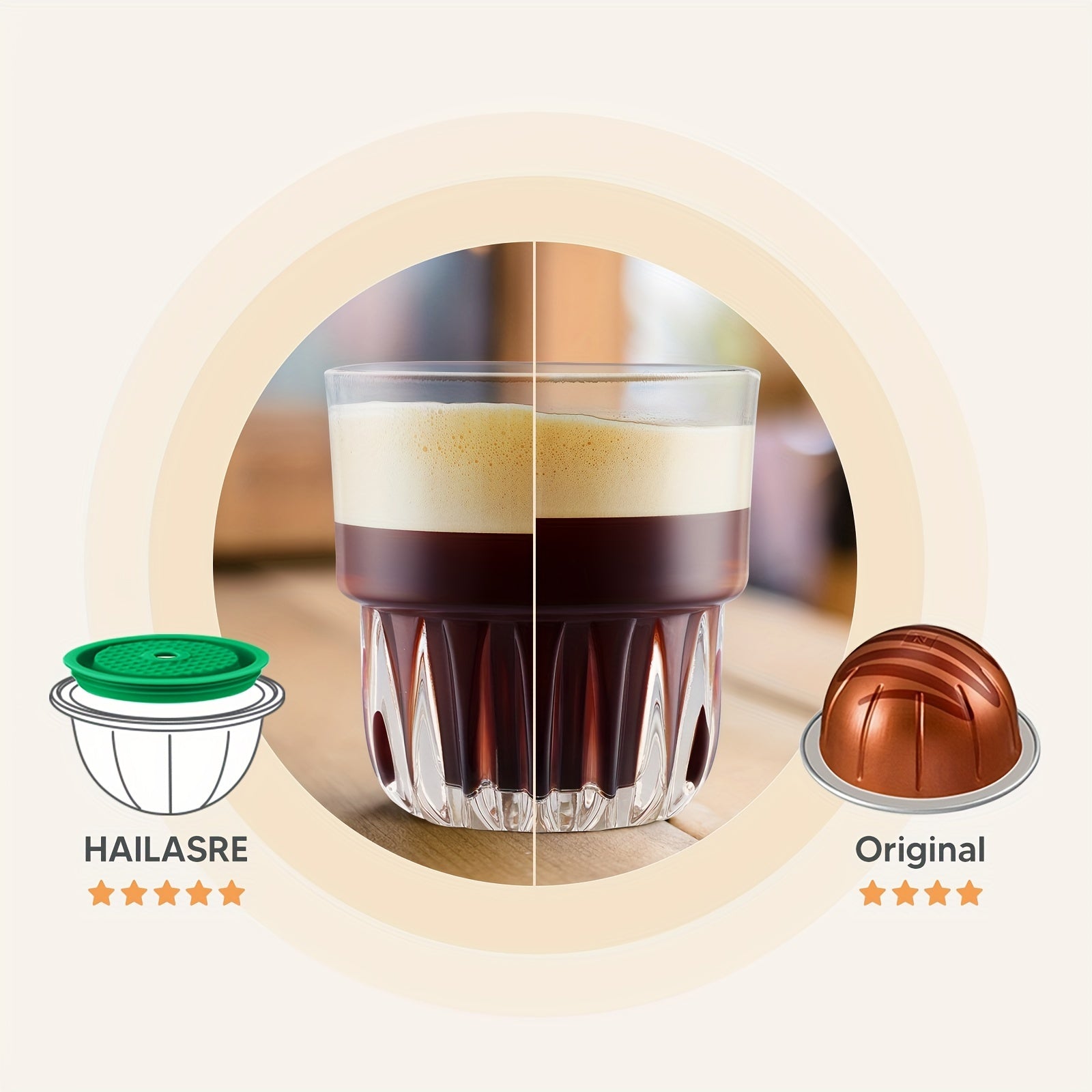 Silicone Coffee Capsule Lid Replacement Filter for Espresso Machines