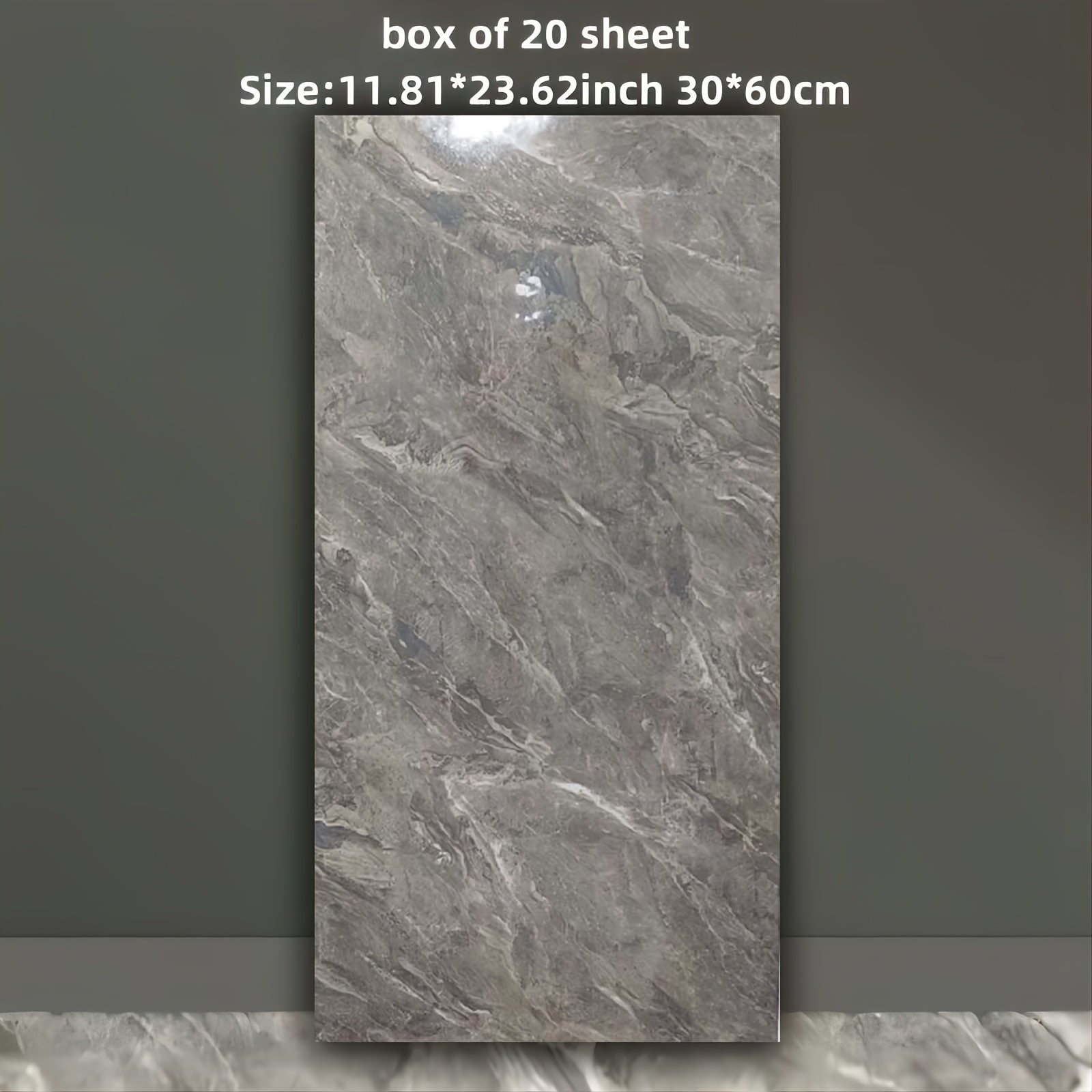 Self-Adhesive Foam Marble Wall Tiles 10pcs 20pcs Waterproof Puzzle Pattern for Living Room Kitchen Bathroom