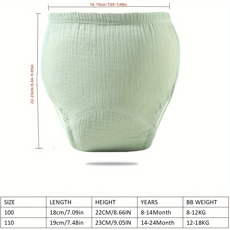 Baby Waterproof Washable Training Diapers Set for Boys and Girls 4/5pcs