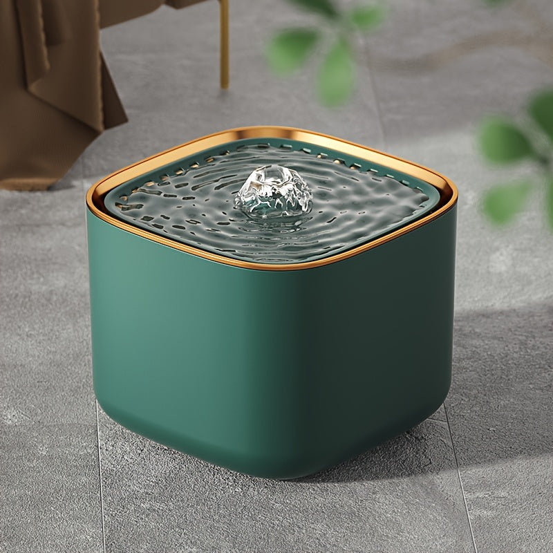 3L Automatic Cat Water Fountain USB Electric Dispenser with LED Light and Replacement Filters
