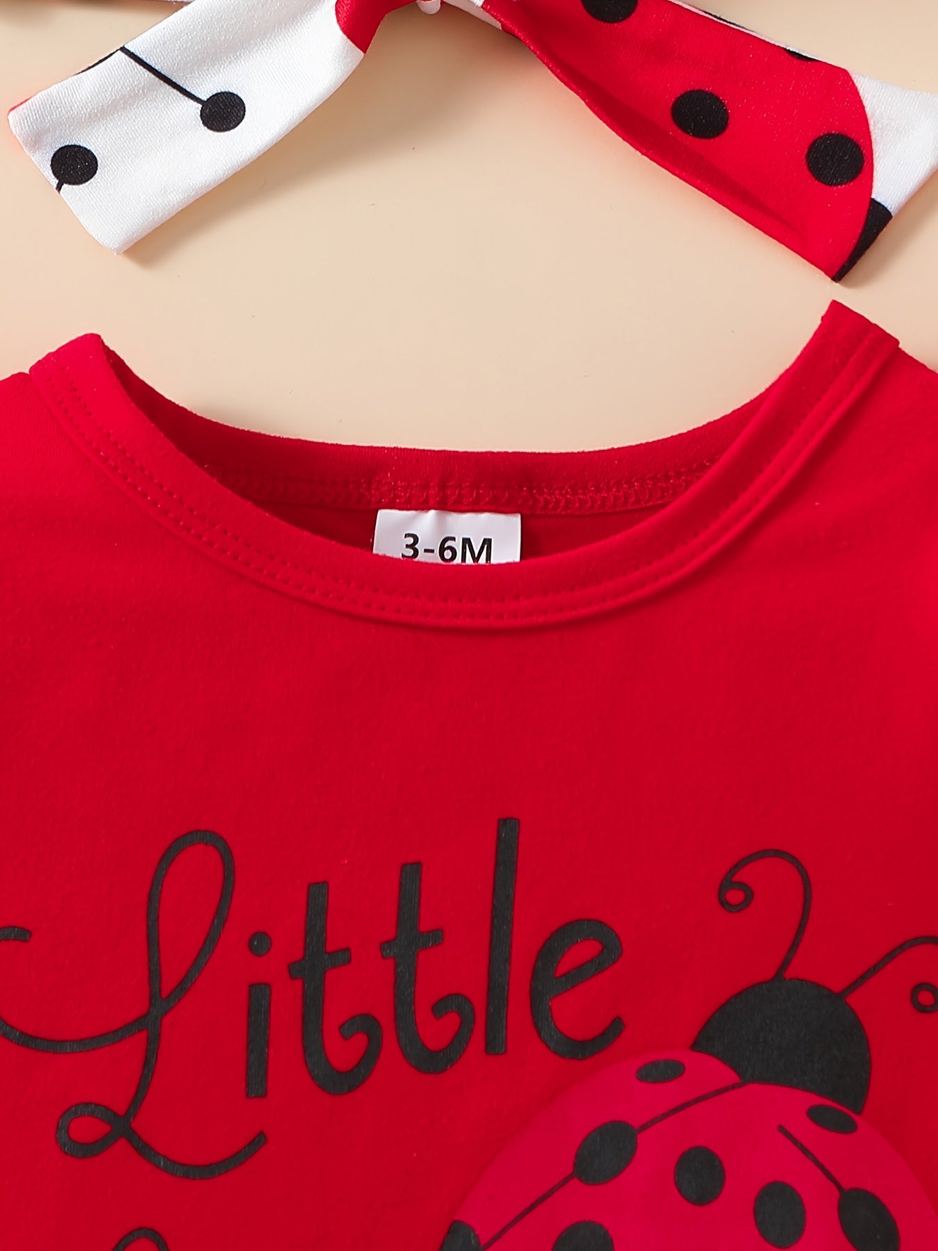 Newborn Baby Girl Clothing Set Long Sleeve Animal Letter Print Spring Autumn 3-Piece