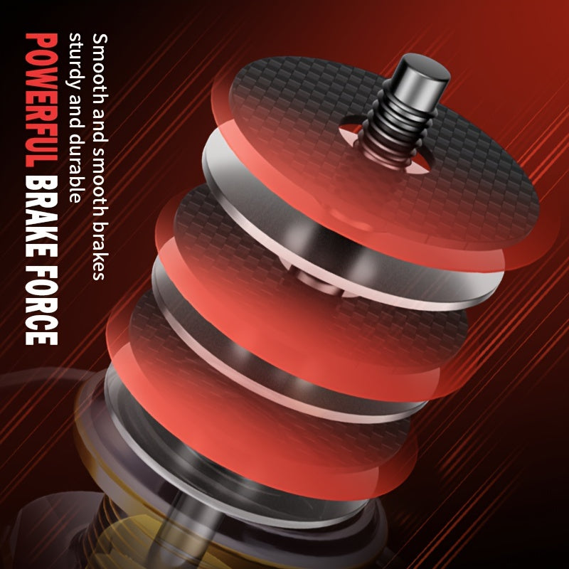 High-Speed Spinning Reel 17+1BB Lightweight EVA Grip Durable Nylon Metal Ambidextrous Black Red