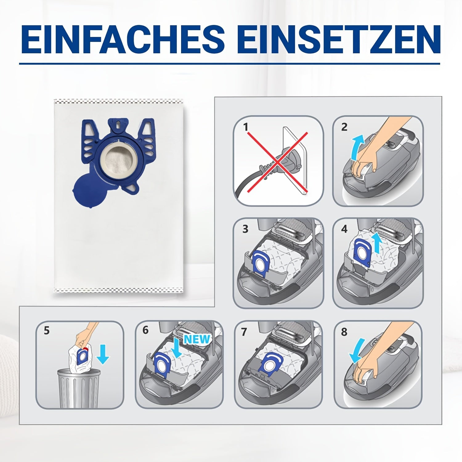 Miele GN/FJM changyutgich modellari uchun mos keladi, jumladan Classic C1, C2, C3, S400I-S456I, S600-S658, S800-S858, S2000-S2999, S5000-S5999, S8000-S8999, S227, S240, S270, S280, S400, S2, S5, S8 seriyalari.