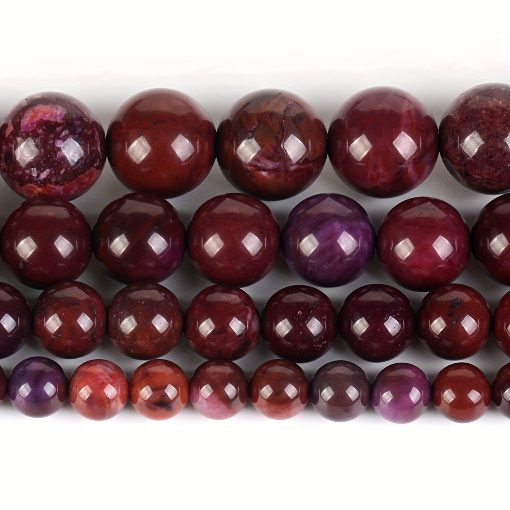 Natural Sugilite Beads Round Loose Spacer Beads for Jewelry Making 4mm-10mm