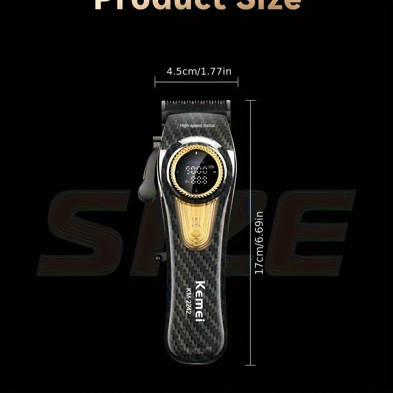 Cortapelos eléctrico recargable de 10W con carga USB, motor de alta velocidad, accesorios