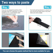 Blackout Curtains Set for Windows Portable Room Darkening Blinds for Bedroom Living Room