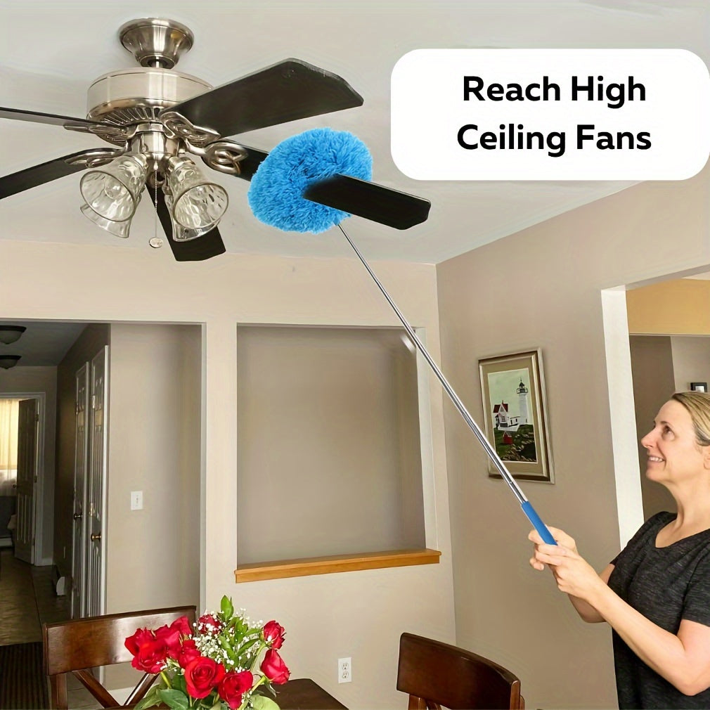 Multi-Purpose Small Fan Brush for Dusting and Cleaning Ceiling Fans Cars Furniture
