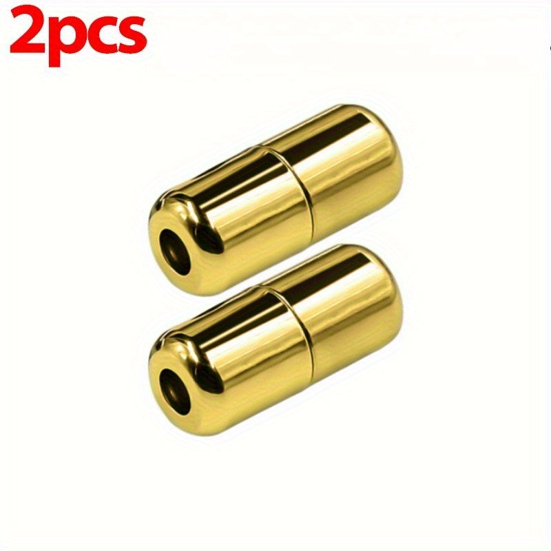 Unisex Metal Capsule Shoelaces Semi-Circular Buckle No Strap Connectors