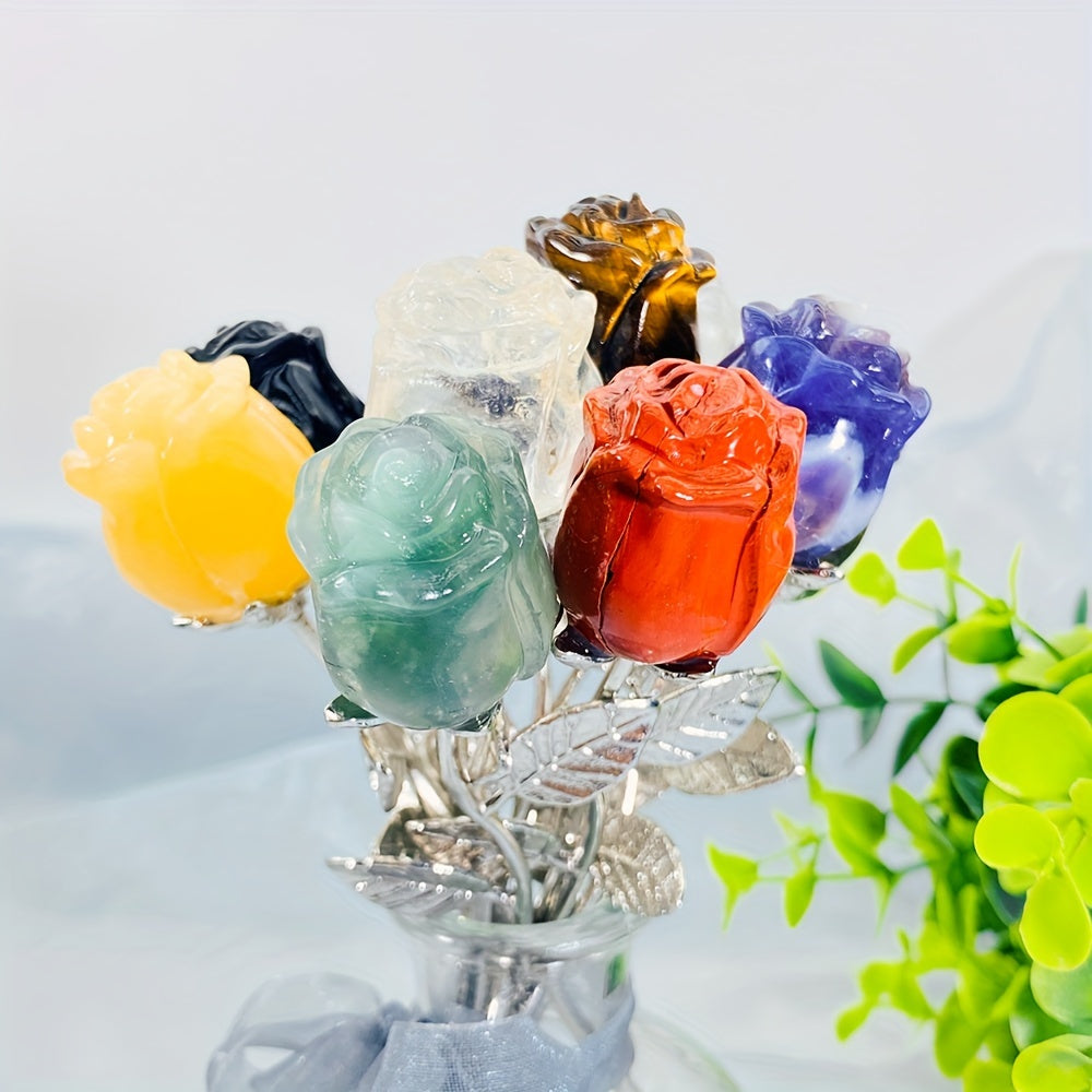 Rose Quartz Crystal for Jewelry Making and Home Decor, Pink Healing Stone