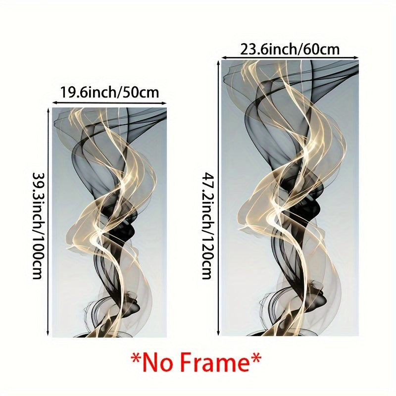 Nordic Modern Abstract Ribbon Oil Painting Canvas Wall Art for Living Room Bedroom Home Decor