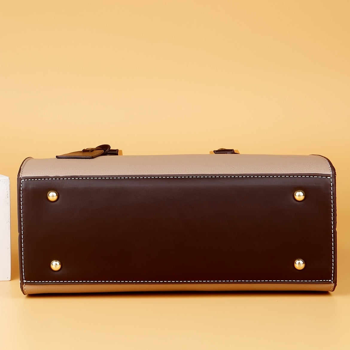 Women's Tote Bag Set Large Suitcase Card Holder Handbag PU Solid Color Zipper