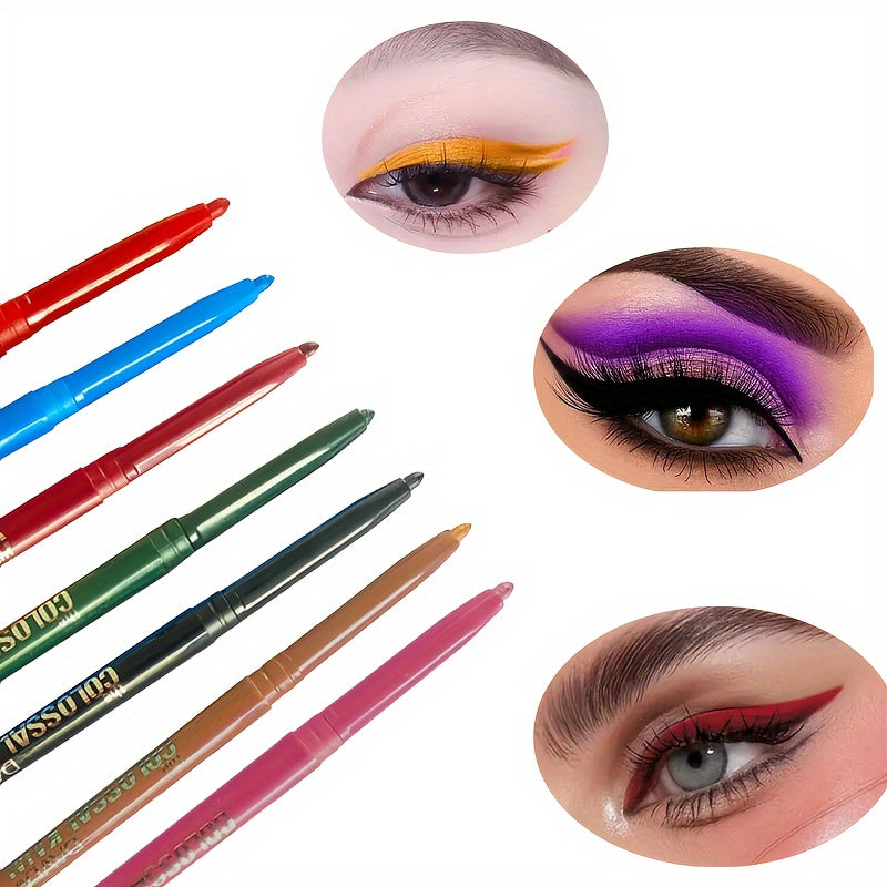 Women Waterproof Eyeliner Pen Brightening Smudge-Proof Highlighting
