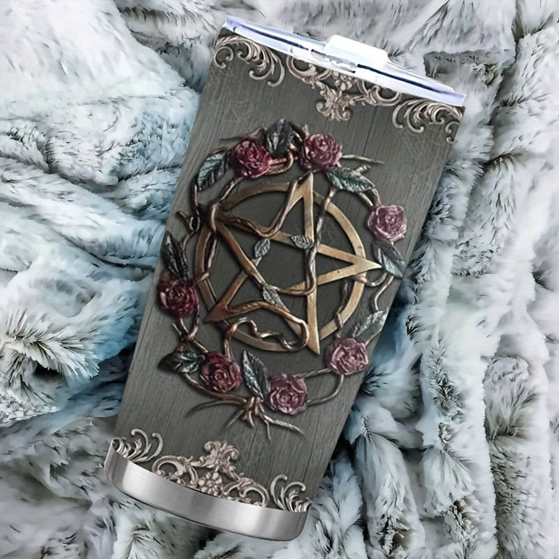 Starry Night Insulated Travel Mug 20oz Stainless Steel Double Wall Vacuum Tumbler