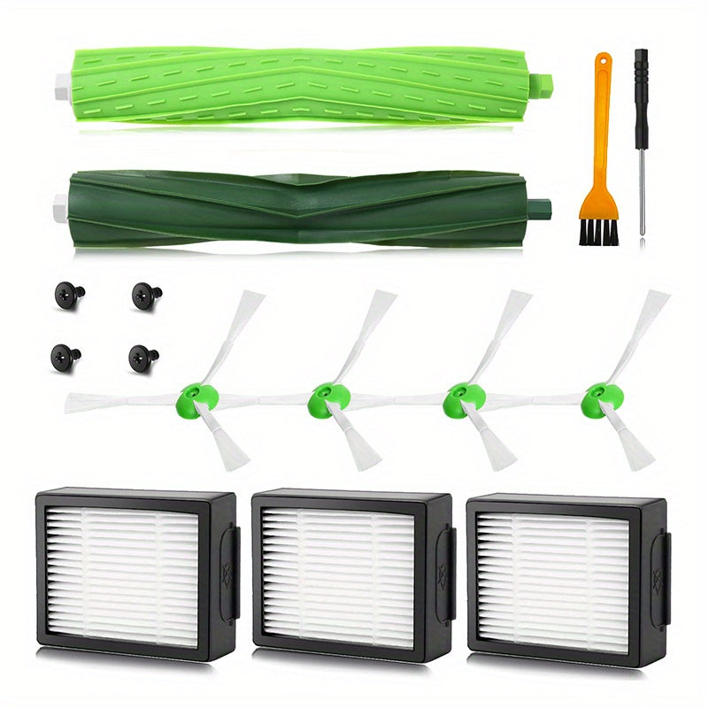 Roomba i7 i6 j7 E5 E6 uchun mos keladigan changyutgich aksessuarlar, shu jumladan cho'tkalar va filtrlari bilan