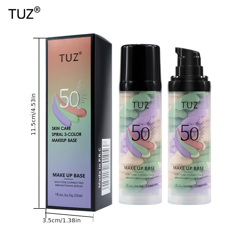 Base de maquillaje para mujer en 3 colores, corrector, iluminador, hidratante