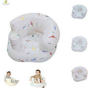 Inflatable Infant Seat for 3-36 Months with Built-In Air Pump and Back Support