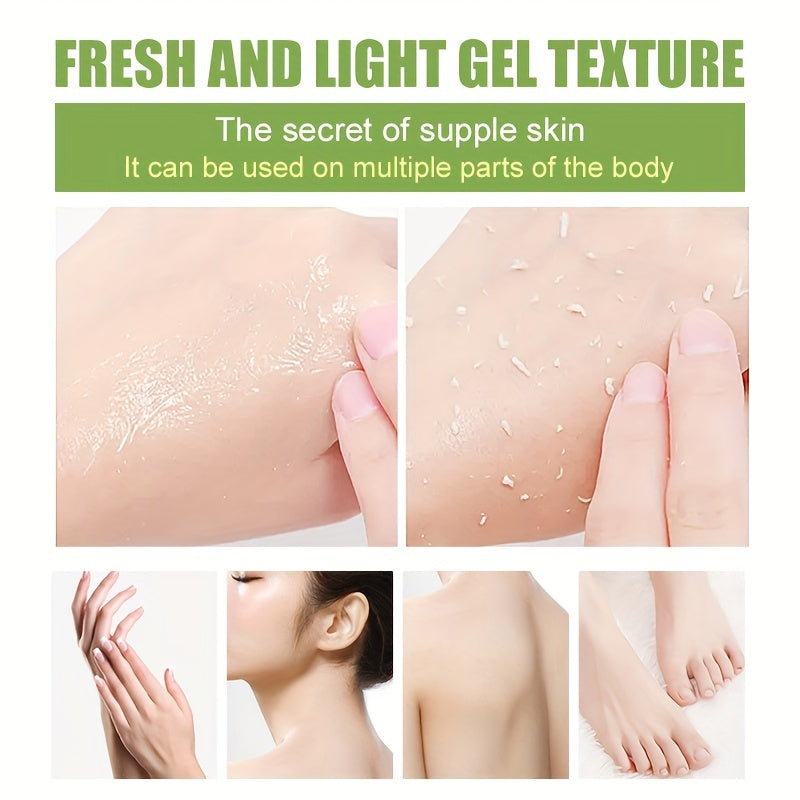 200g/7.05oz Beauty Rouser Mandelik Kislota Skrab Geli - Spirtli emas, Aloe Vera va Atirgul bilan Namlantiruvchi, Har xil Teri Turlari uchun Chuqur Pora Tozalovchi.