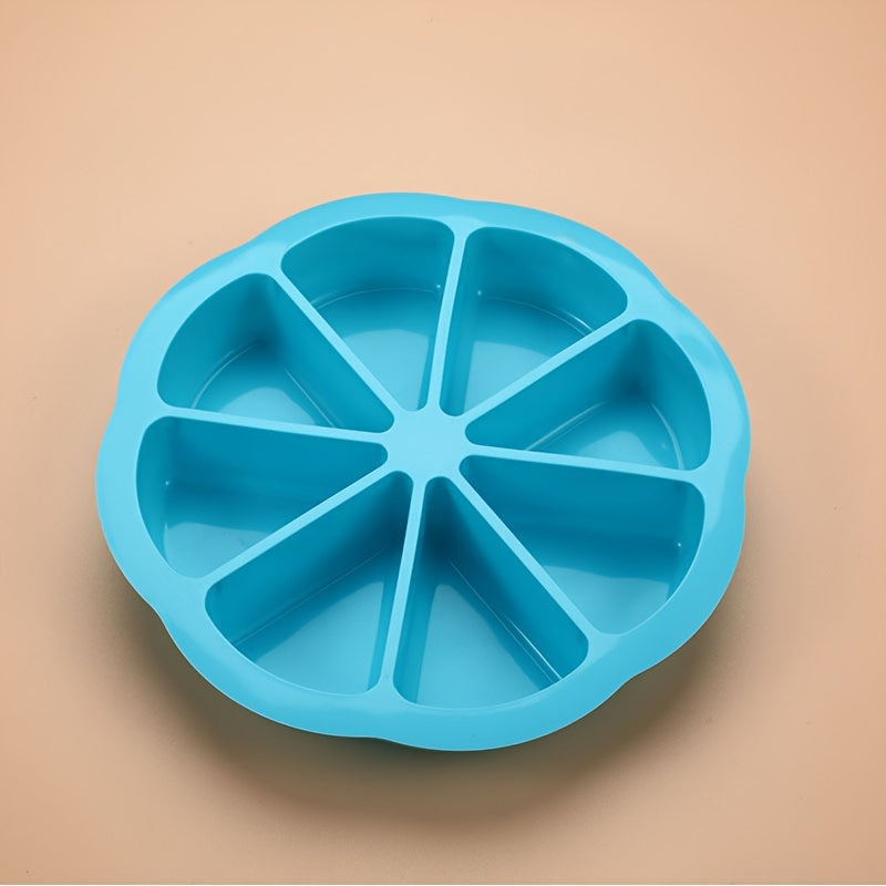 Набор из 3 силиконовых треугольных форм для выпечки тортов — антипригарная форма для выпечки с 8 отделениями для брауни, кексов, капкейков и многого другого — идеально подходит для свадеб, праздников и повседневной выпечки