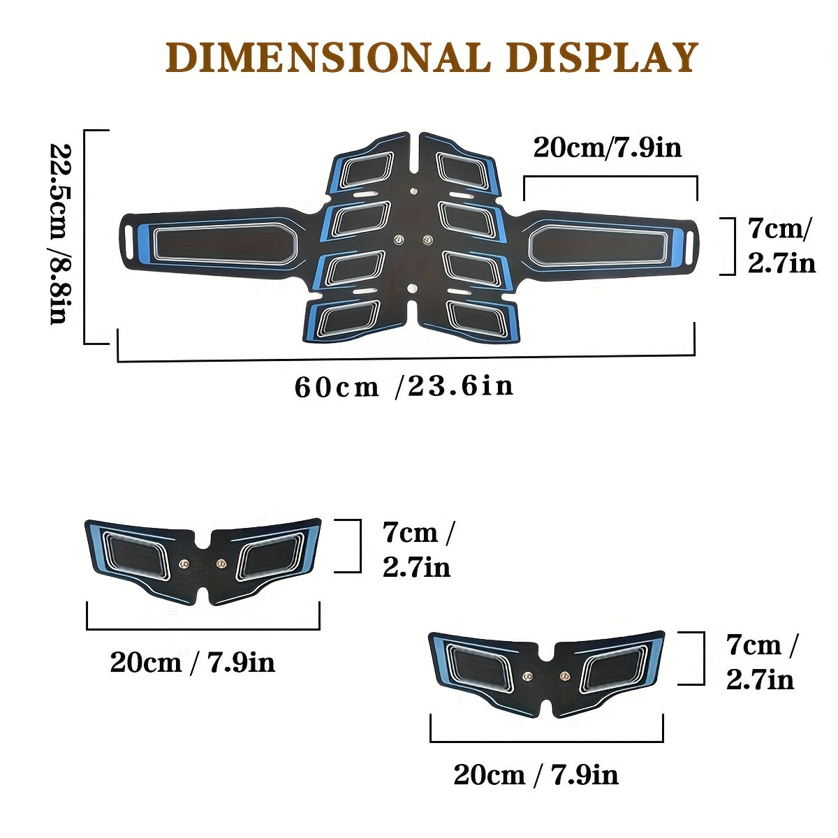 WOFLEND EMS Mushak Treneri - 6 Rejim, 18 Kuch Darajasi, USB Qayta Zaryadlanadigan, Turli Mushaklar Uchun Ideal, Uyda Foydalanish Uchun Mukammal & Ta'til Sovg'asi.
