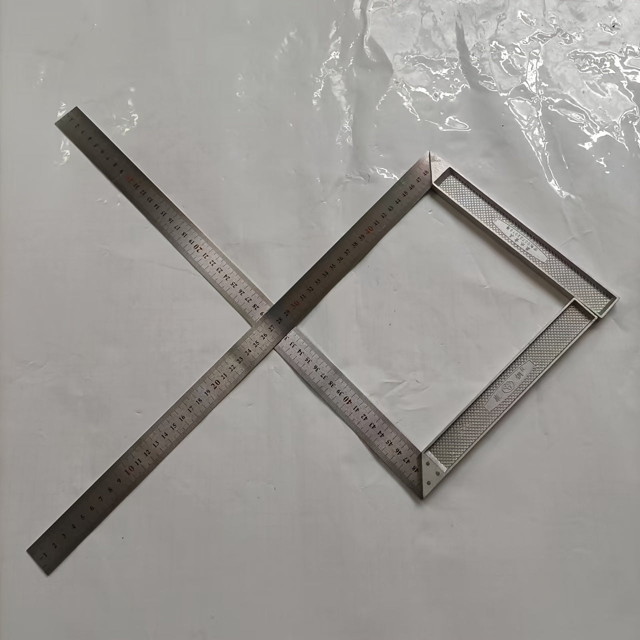 250cm Alyuminiy burchak chiziq suv o'tkazmaydigan po'lat kvadrat yog'och ishlash va sanoat uchun