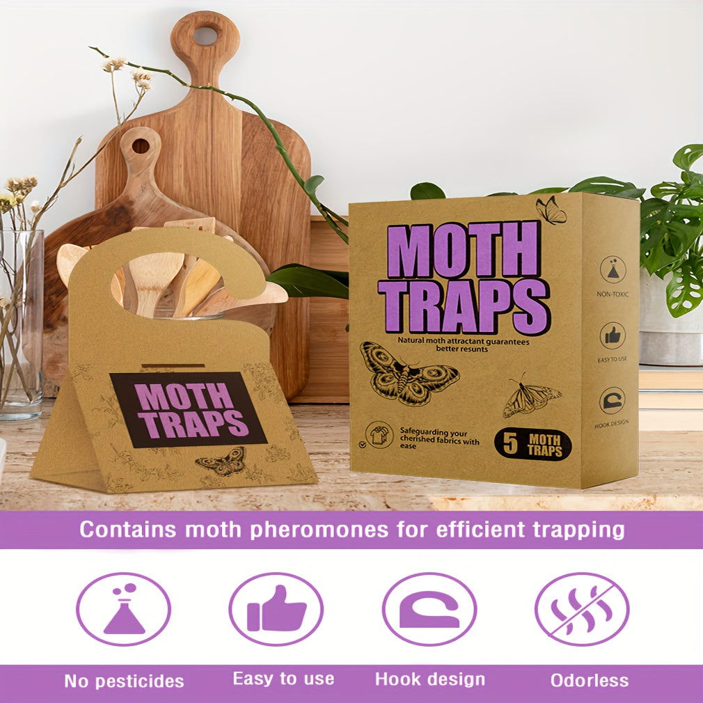 Trampa para ácaros de cartón para uso unisex 12.7cm libre de químicos y no tóxica para armarios