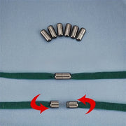 12 Pcs Metal Shoelace Locks Alloy No-Tie Shoe Buckles Durable Shoe Fastening