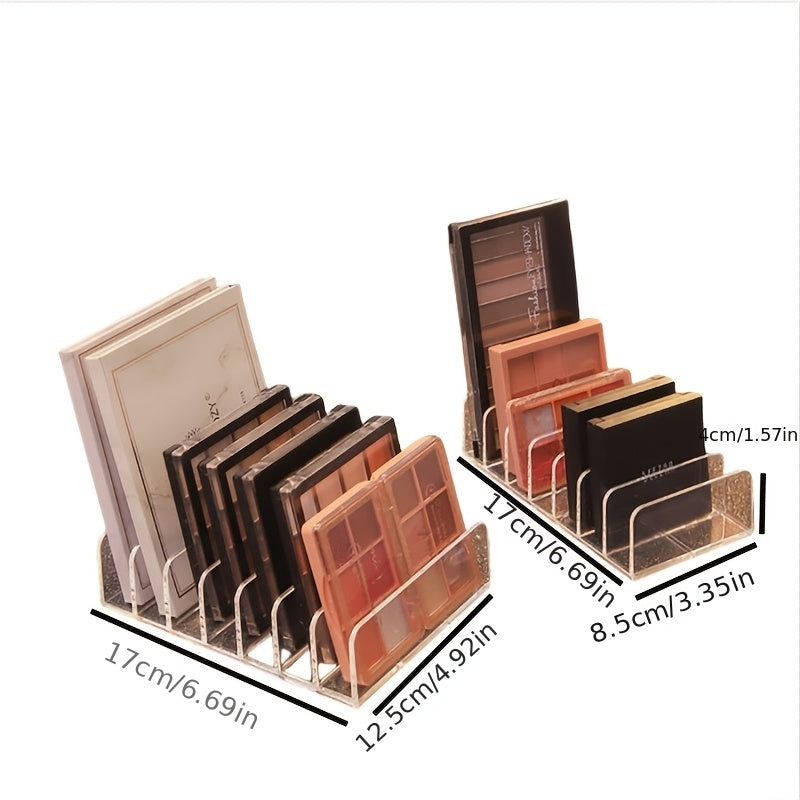 Clear DVD CD Storage Rack Organizer for Home Office Cosmetics and Blushes