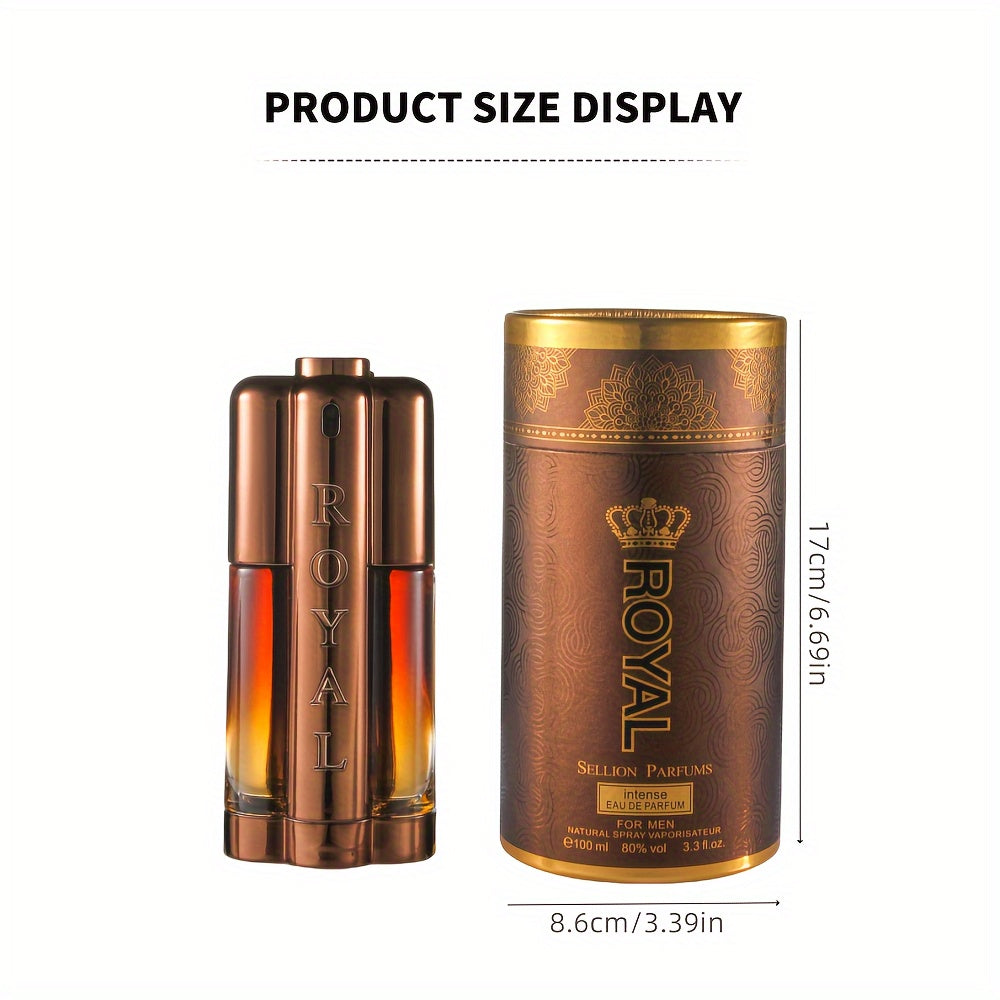 Men's Parfum 100ML Oriental Scent with Geranium Lingling Sandalwood Gift Box