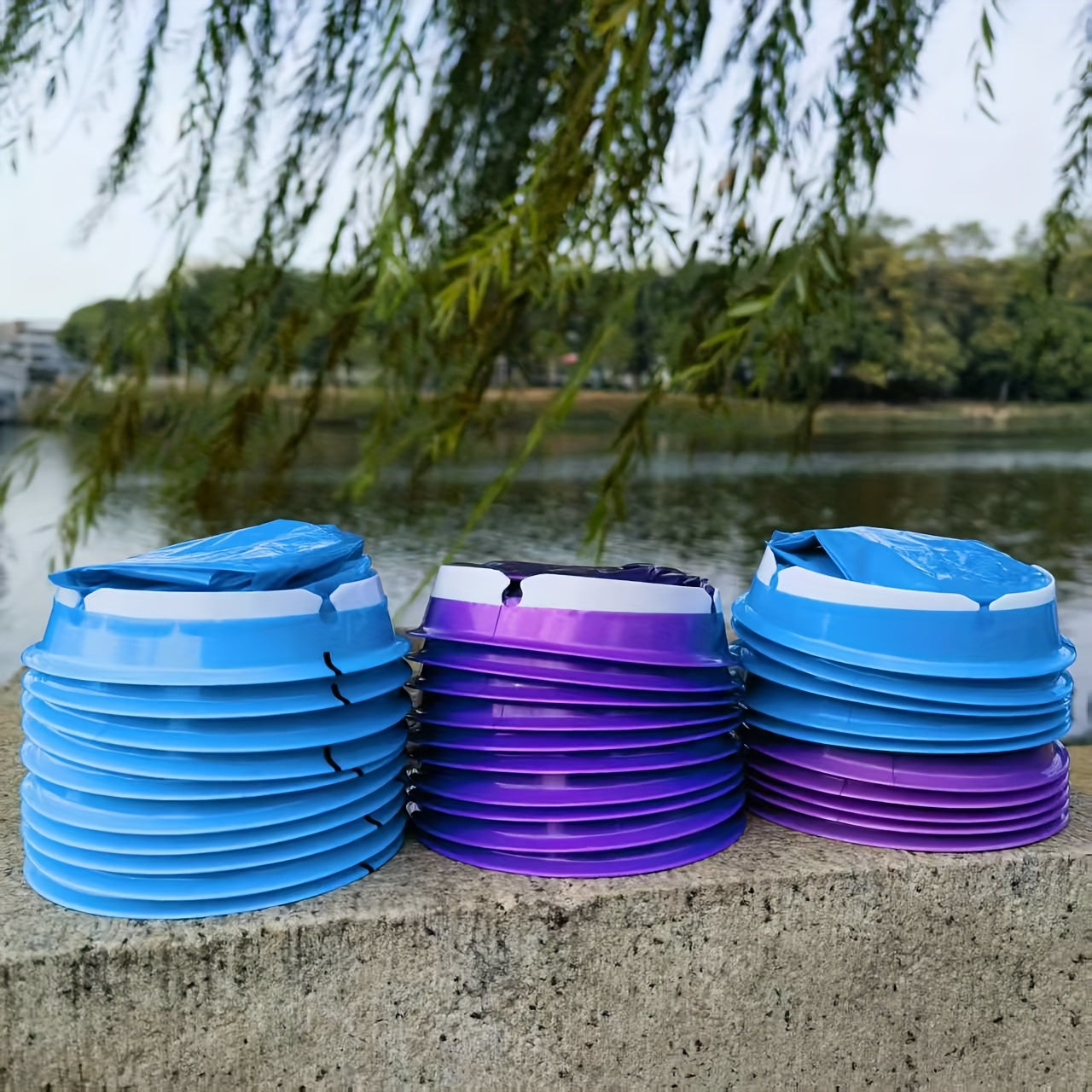 10-Pack Portable Vomit Bags for Travel, Adults and Pregnant Women, Leak-Proof