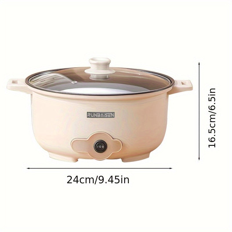 Electric Cooking Pot 1-Pack Non-Stick 220V Household Multi-Functional Kitchen