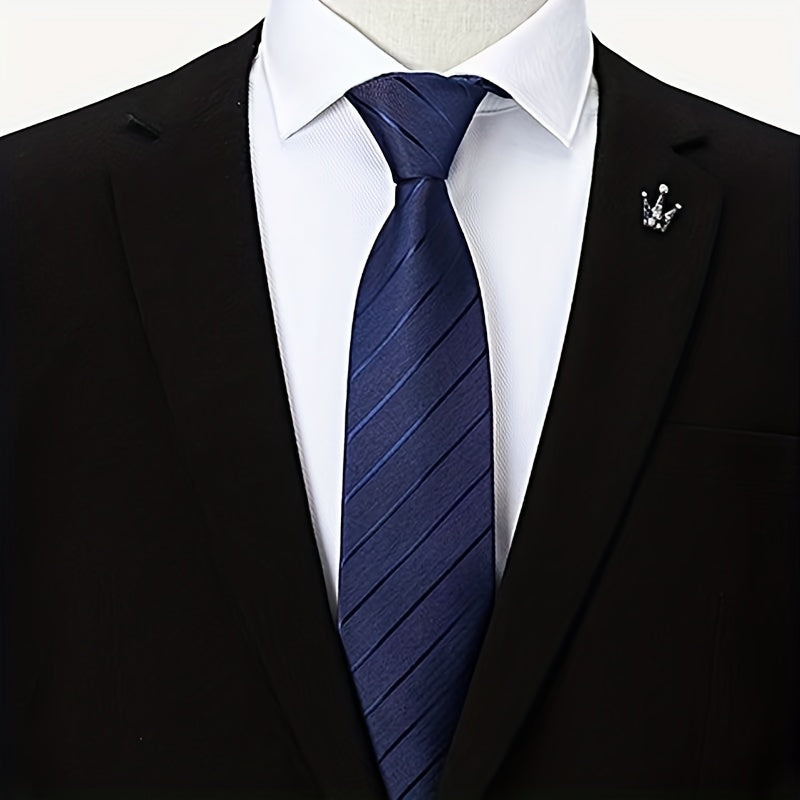 Men's Formal Silk Tie for Weddings Groomsmen and Business