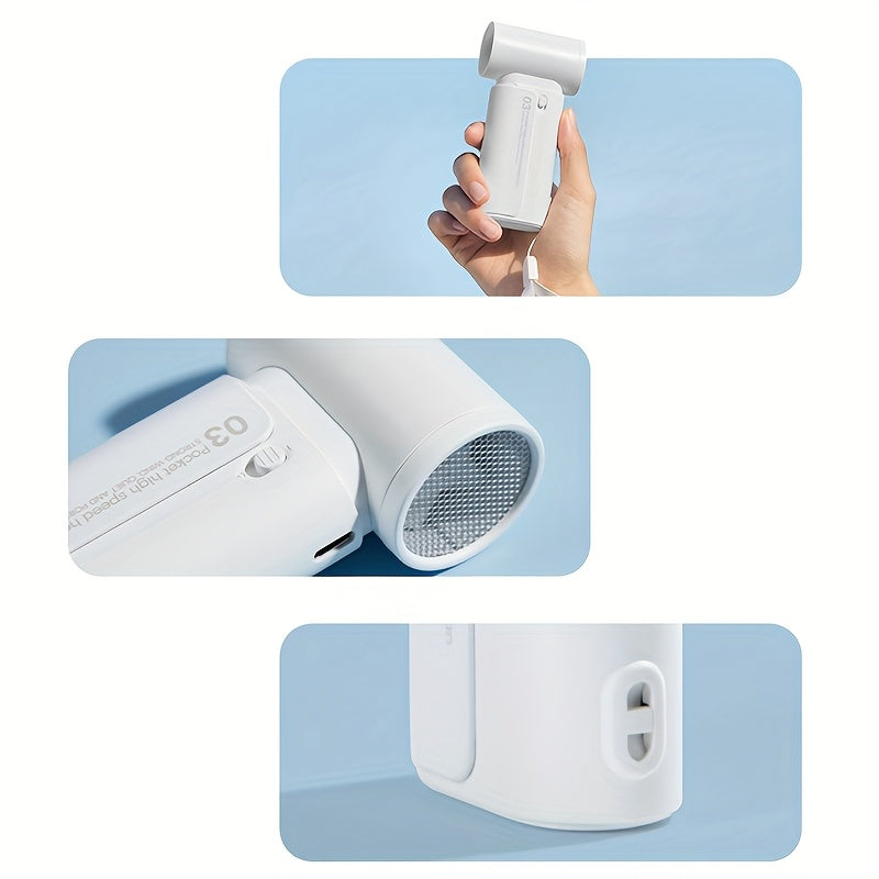 Мини карманный вентилятор 20000 об/мин бесщеточный мотор ручной пылесос снег инфлятор легкий