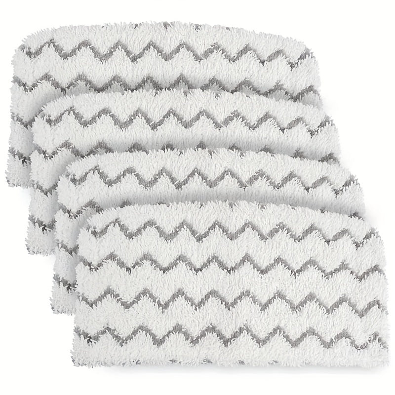 4 ta Mikrofiber almashtirish padlari uchun bug'li mop S1000 S1001C qayta ishlatiladigan yuviladigan