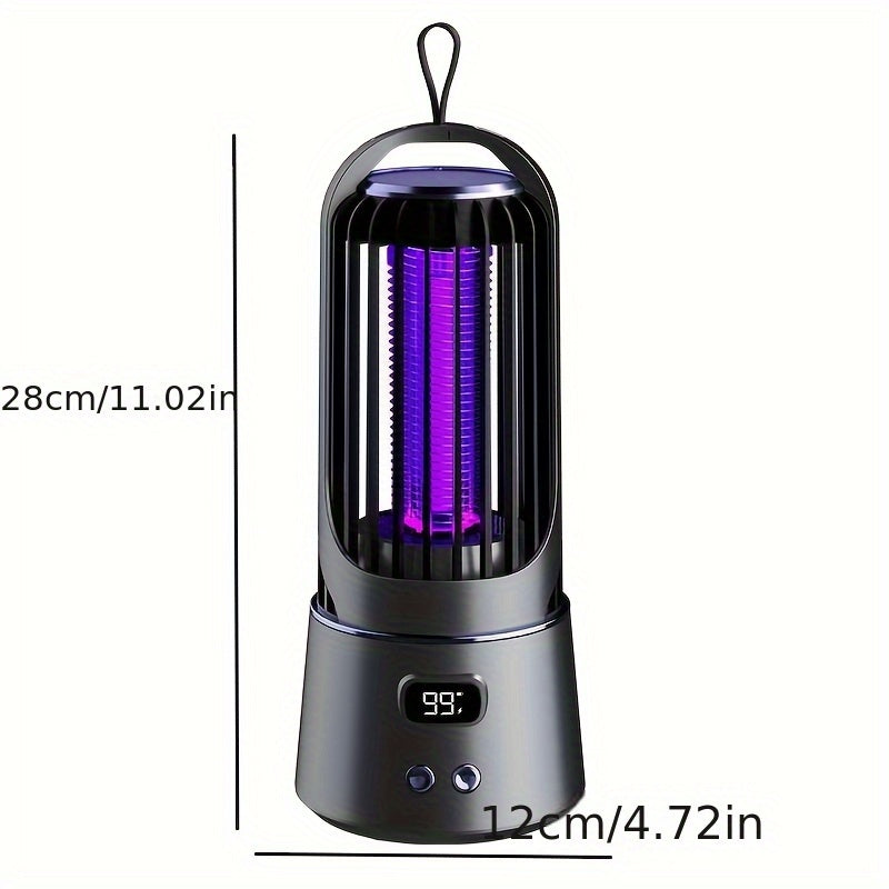 Mosquito Killer Lamp USB Rechargeable 1200mAh Battery Indoor Outdoor Camping Garden Office