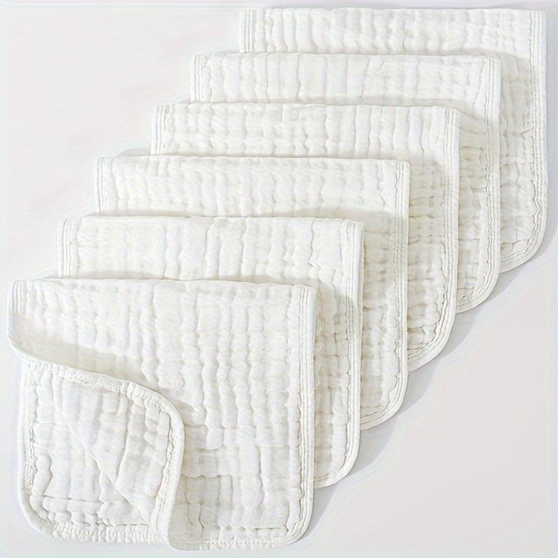 Набор из 6 муслиновых пеленок для отрыгивания, мягкие и быстро впитывающие пеленки для младенцев, идеальные рождественские и хэллоуинские подарки как для мальчиков, так и для девочек