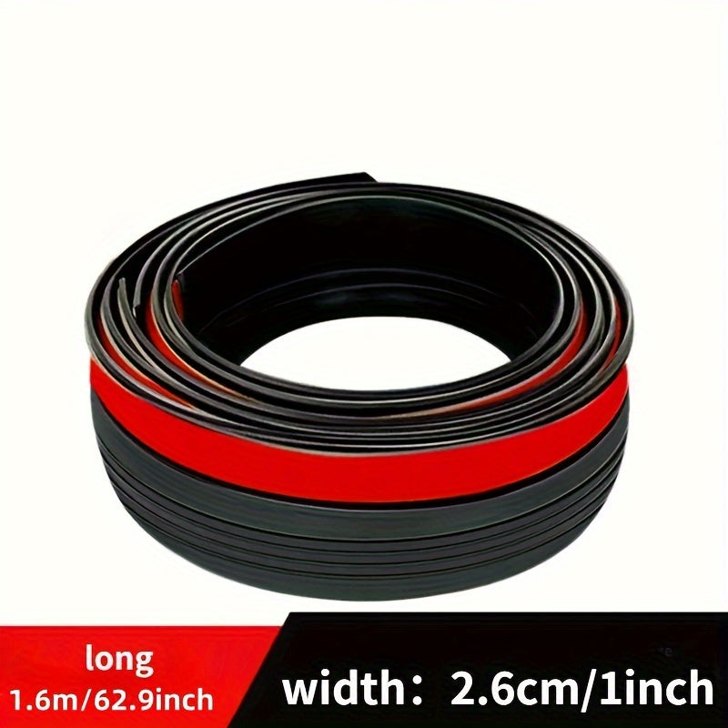 Rear Trunk Seal Pinstriping Tape 160cm Natural Rubber Waterproof Dust Sound Protection