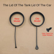 Universal Black Fuel Cap with Anti-Lost Rope for Car Fuel Tank