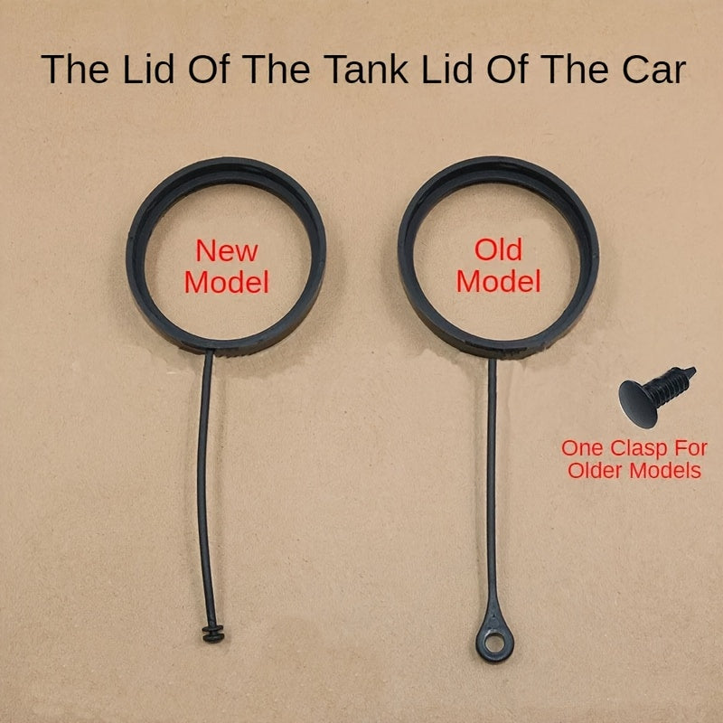 Universal Black Fuel Cap with Anti-Lost Rope for Car Fuel Tank