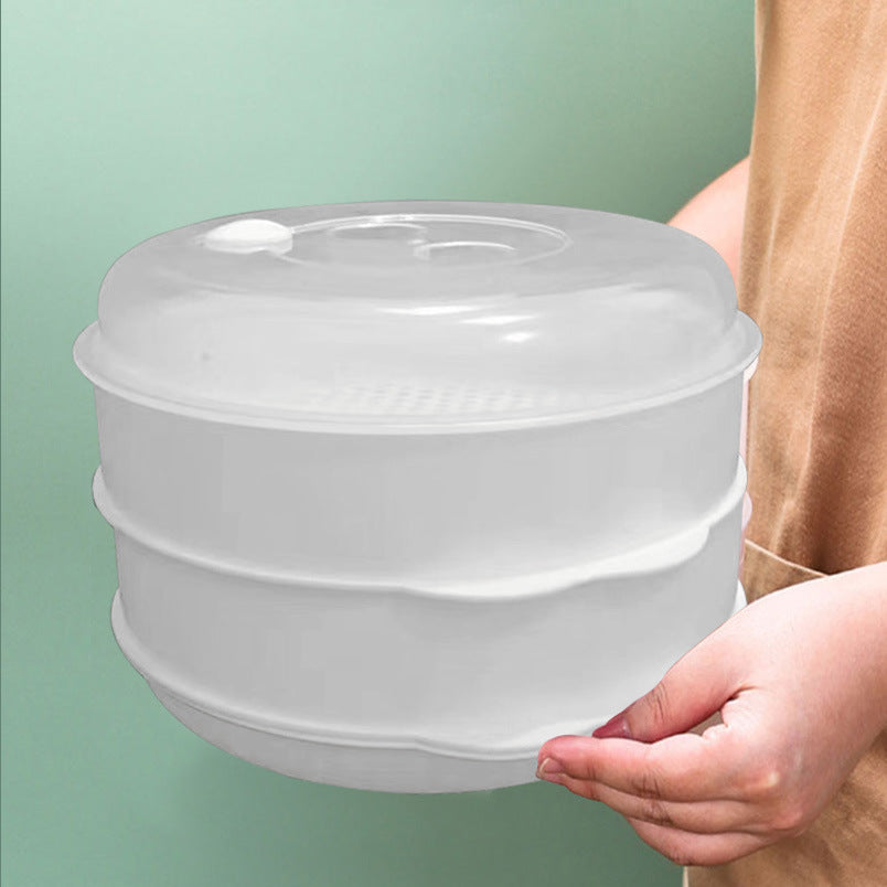 Mikroto'lqinli pech uchun maxsus bug'latgich to'plami, bug'latgich matosi, suyuqlik va kuyishdan himoya, tez qizdirish uchun ko'p qavatli bug'latgich, guruch, non va dumplinglarni tayyorlash uchun oshpazlik asboblari bilan birga.