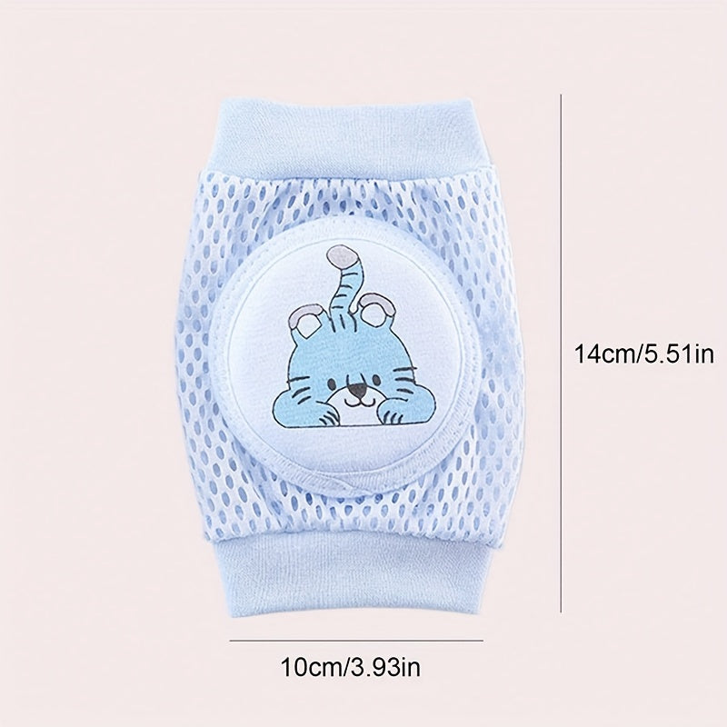 Baby Knee Pads for Crawling Infants Ages 0-3 Years Blue Polyester