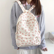 Kelebek bosma sumkasi Polyester ko'p bo'lakli maktab sayohati uchun zip yopilishi bilan chuqur khaki, pushti, to'q sariq, ko'k, qora