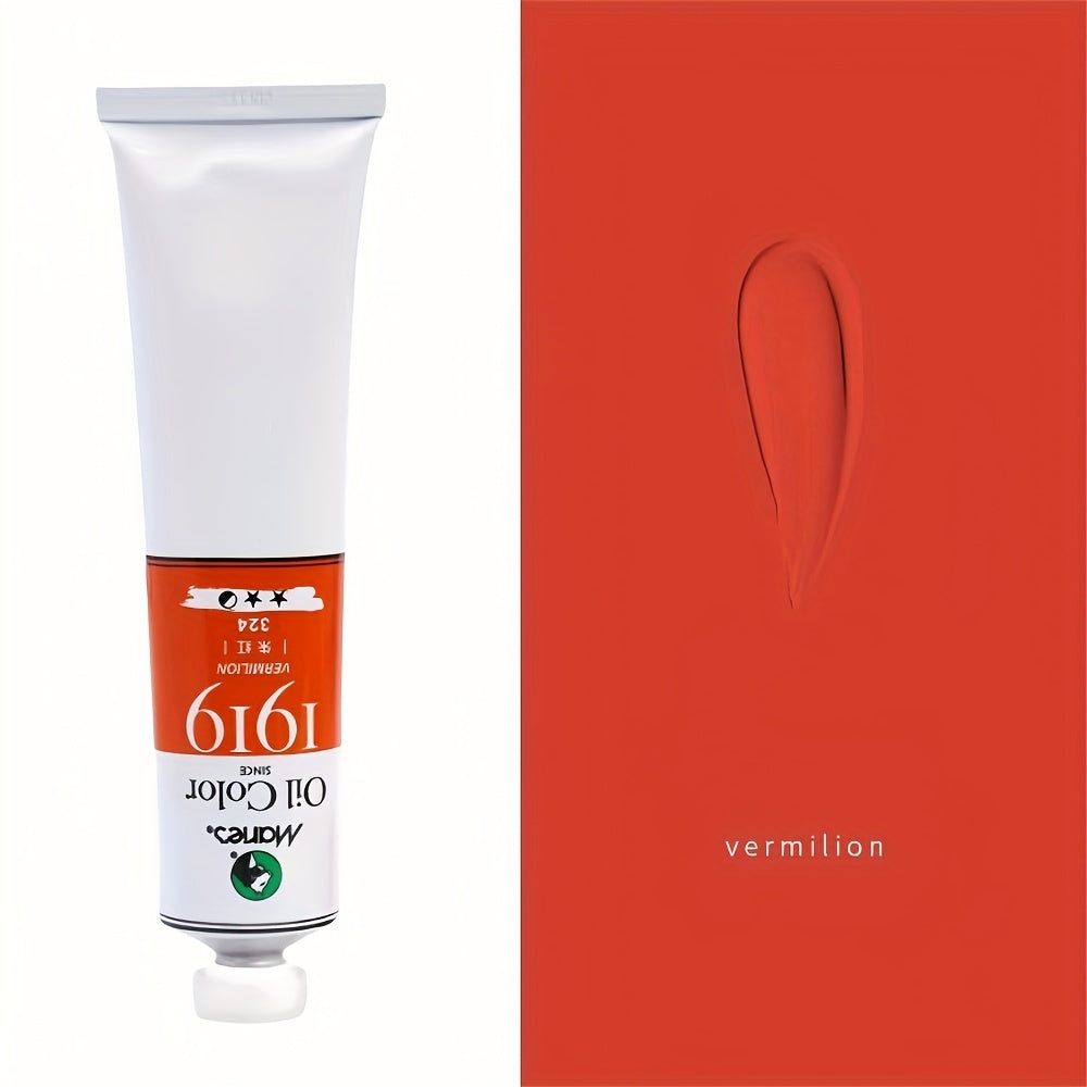 50ml White Oil Paint Tube for Canvas and Graffiti Art Professional Artist Grade