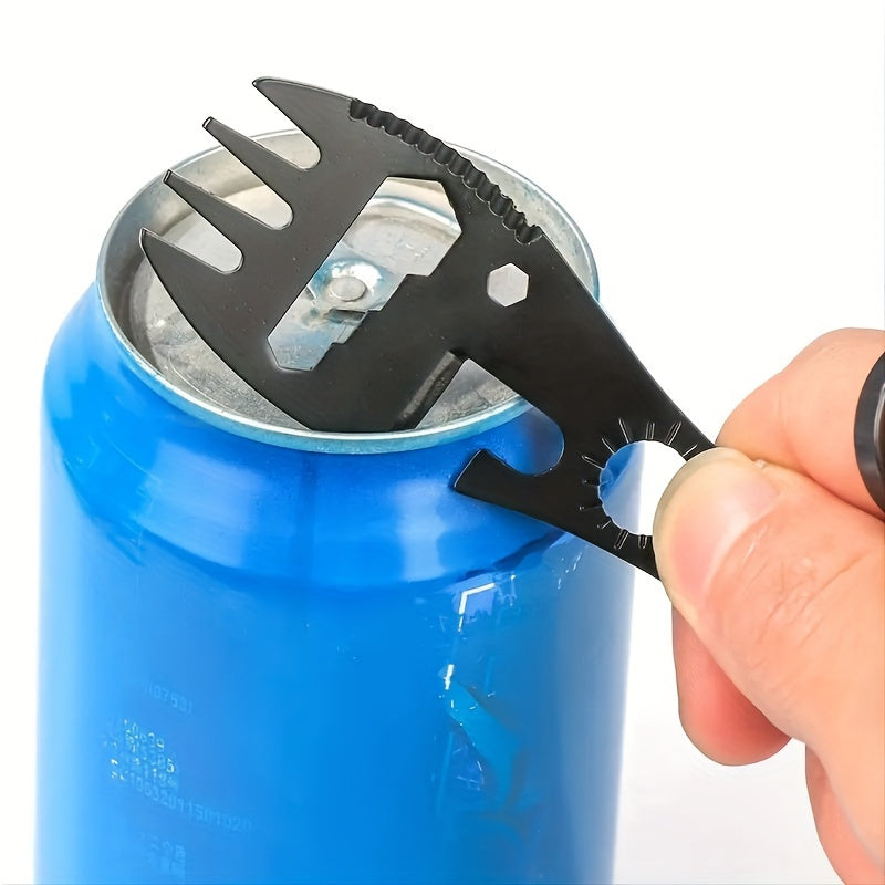 Tashqi faoliyatlar uchun 10 funksiyali portativ zanglamas po'latdan yasalgan asbob.