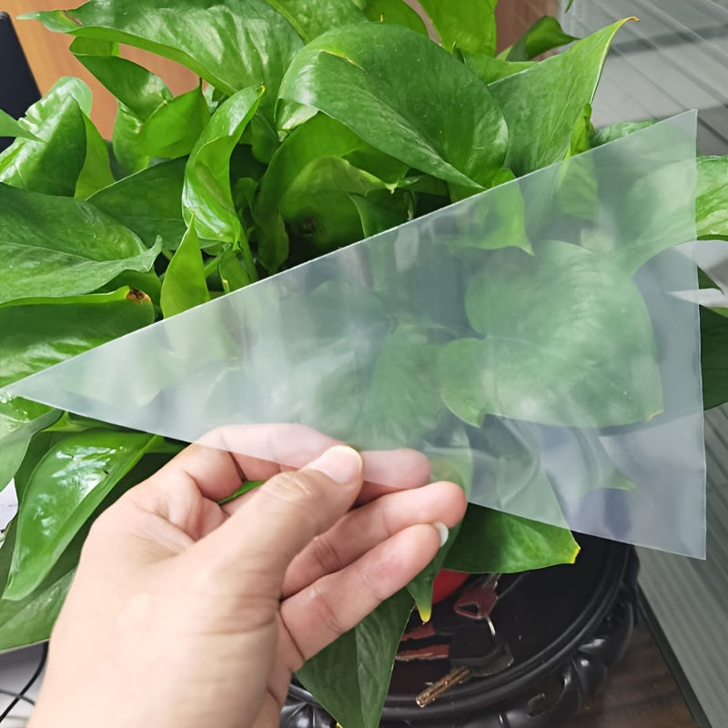 Прозрачные треугольные пакеты для угощений с завязкой из проволоки для конфет, мороженого, попкорна, упаковка 50