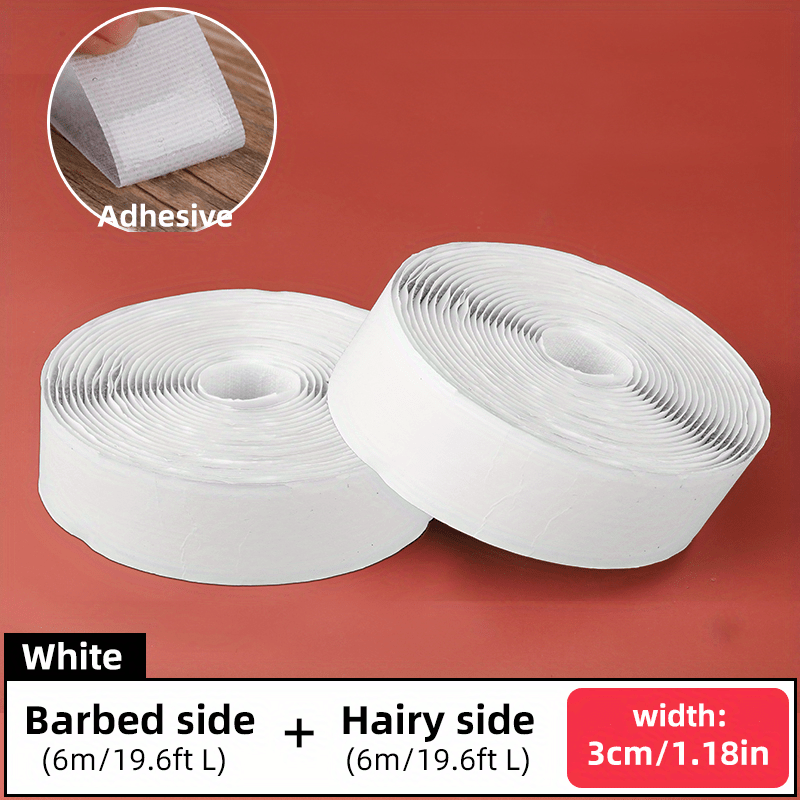 6 Meter Adhesive Magnetic Tape for Screen Windows and Doors with Hair and Thorn Sides