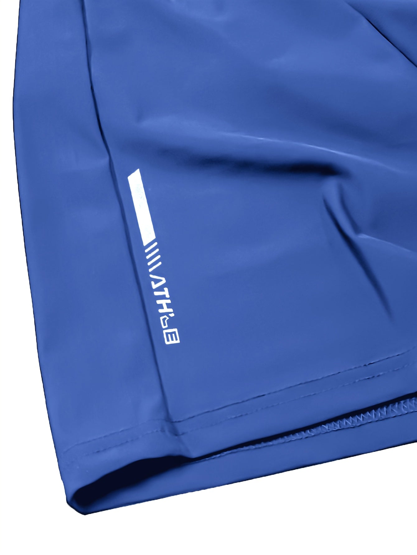 Men's Summer Elastic Fabric Capri Shorts with Drawstring Waist and Zip Pockets