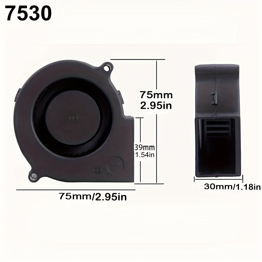 USB Cooling Fan 5015 7515 7530 for 3D Printer PC CPU Case DC 5V