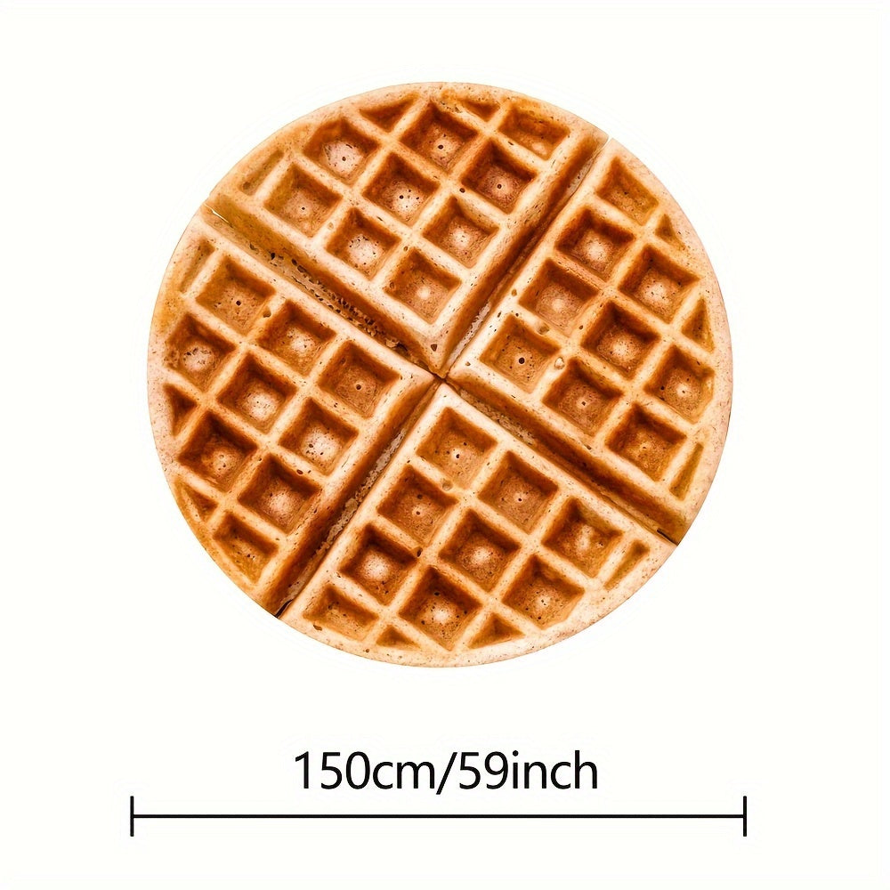 Одеяло-кишка "Новинка Тортилья" - Круглое одеяло с едой для взрослых с забавным реалистичным дизайном буррито